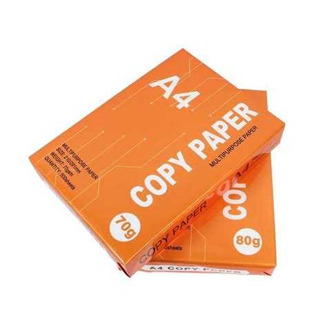 Customized Package One A4 Paper One 80 Gsm 70 Gram Copy Paper A4 Copy