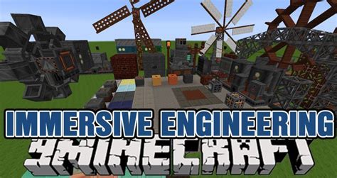 Immersive Engineering Mod Redstone Flux Based Machinery