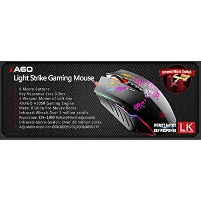 Buy Bloody A60L Optical Gaming Mouse With Light Strike LK Switch