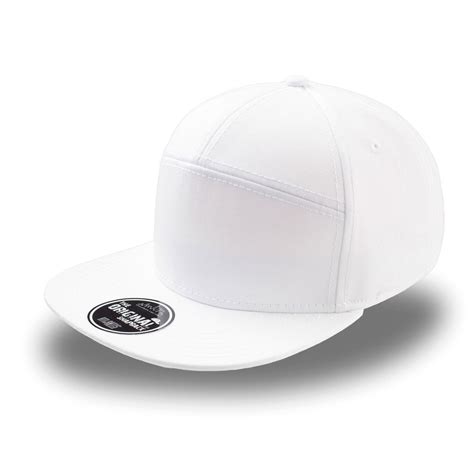 Cappello Bianco A 5 Pannelli Visiera Piatta Da Personalizzare Deck