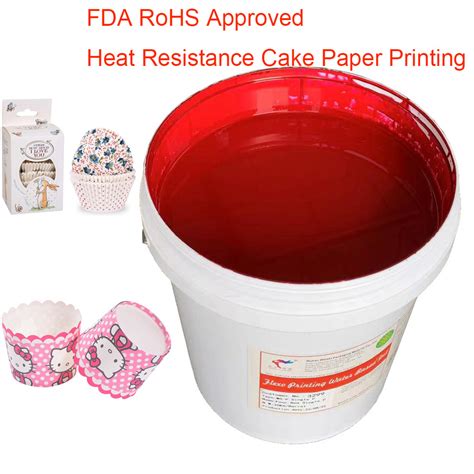 Heat Resistance Cake Paper Cup Water Based Printing Ink China Water