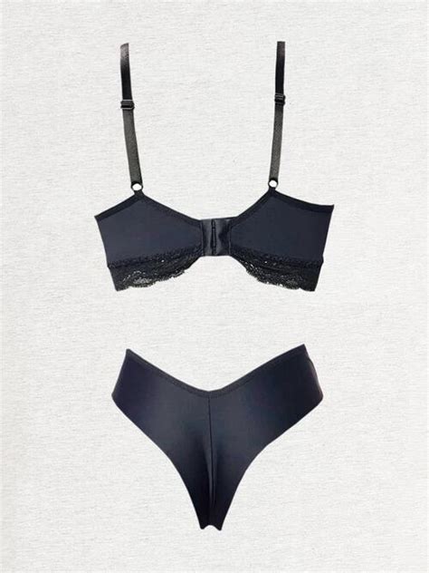 Comprar Conjunto Lingerie Samantha Sutiã Bojo e Calcinha Fio Dental
