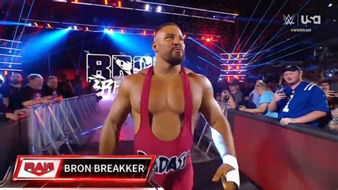 Bron Breakker Entrance Wwe Monday Night Raw June Youtube