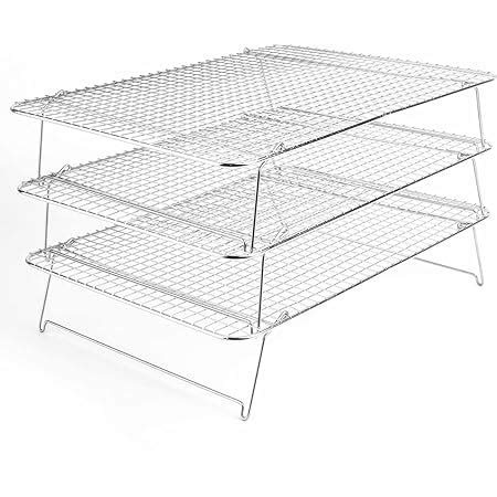 Amazon Checkered Chef Stainless Steel Stackable Cooling Racks