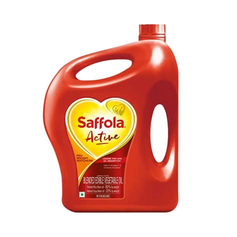 Marico Saffola Active Blended Edible Vegetable Oil 5L - Souq Al Buhair