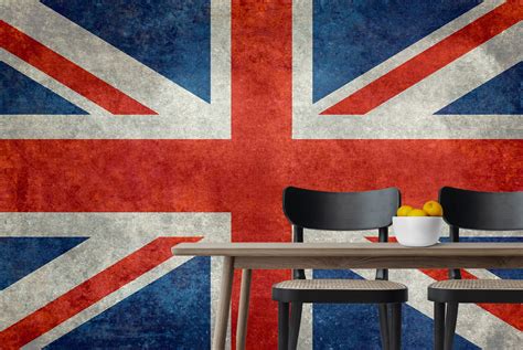 United Kingdom Flag Union Jack Wall Mural Wallpaper