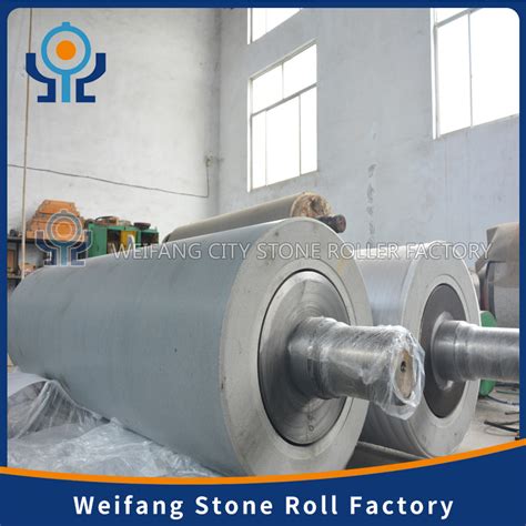 Press Section Roller Rubber Groove Press Roll For Paper Machine Stone