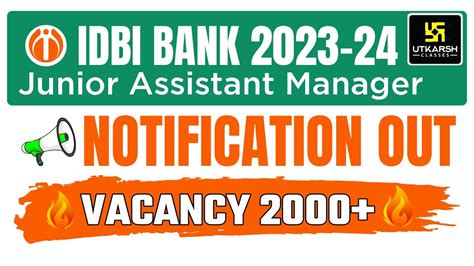 IDBI Junior Assistant Manager 2023 IDBI Notification Salary