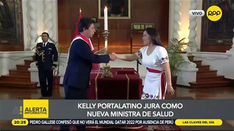 Kelly Portalatino Conoce El Perfil De La Nueva Ministra De Salud RPP