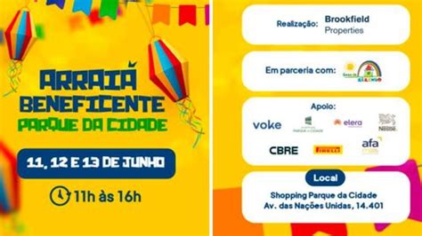 Festa Junina Arraiá Beneficente anima Complexo Parque da Cidade veja