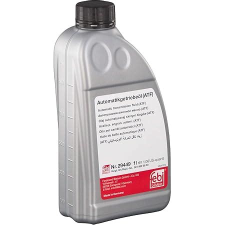 Febi Bilstein Automatic Transmission Fluid Atf Pack Of One