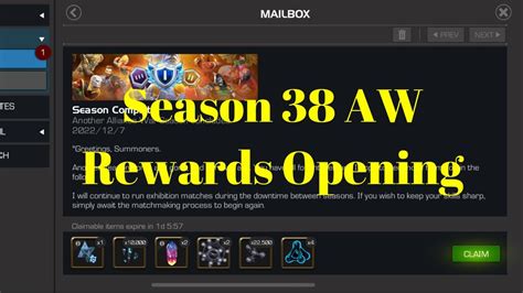 Season Aw Rewards Opening Mcoc Youtube