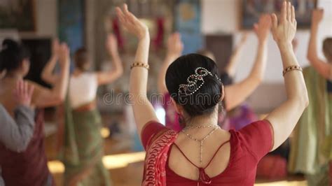 Hare Krishna Women Dancing At The Temple Stock Video Video Of Meditation Sing 214124655