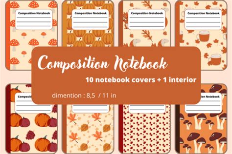 Composition Notebook Covers Graphic By Lam Designs · Creative Fabrica