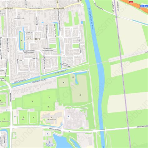 Waalwijk - Modern Atlas Vector Map | Boundless Maps