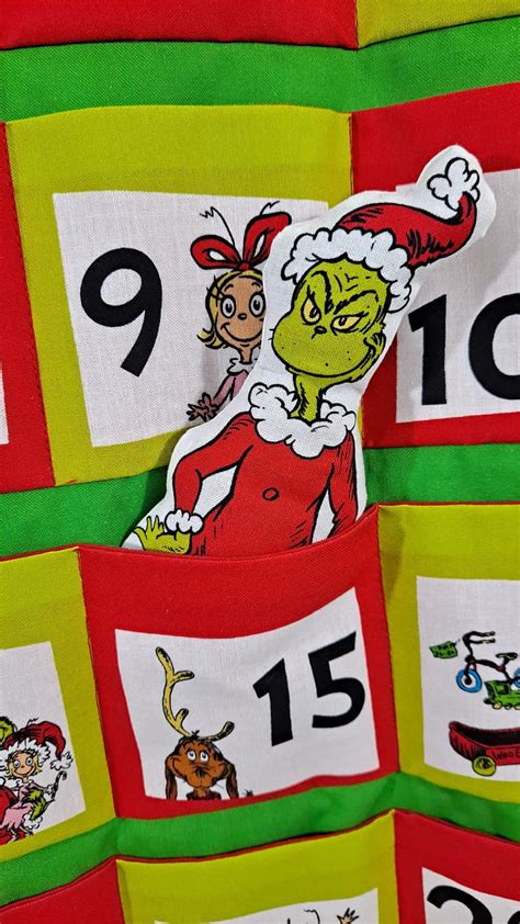 Dr Seuss Merry Grinchmas Christmas Advent Calendar Festive Etsy