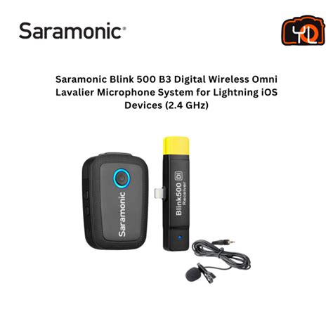 Saramonic Blink 500 B3 Digital Wireless Omni Lavalier Microphone System