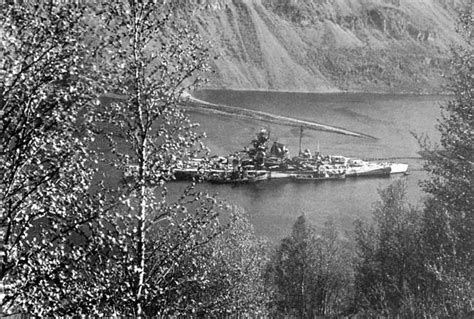 Tirpitz Gallery Theme The Tirpitz In Kåfjord Norway Battleship