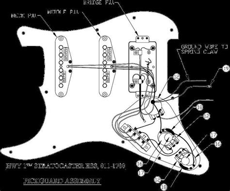 Fender Squier Guitar Wiring Diagram