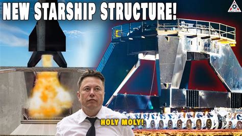 Spacex Just Officially Revealed New Starship Fire Structure Never Seen It Before Youtube