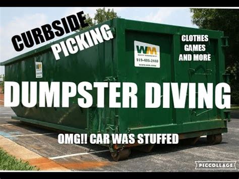 Dumpster Diving Curbside Scavenging And Filled The Car To The Top