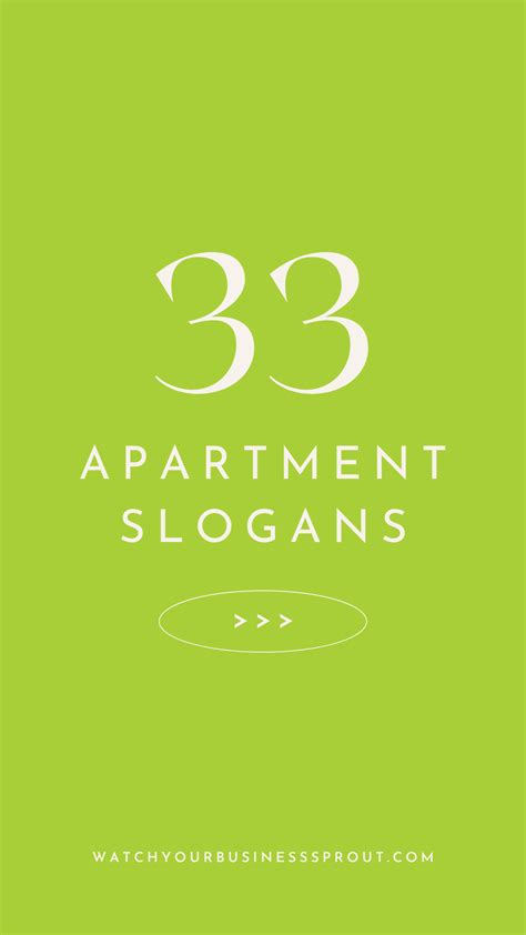 33 Apartment Slogans To Inspire You — Sprout Marketing