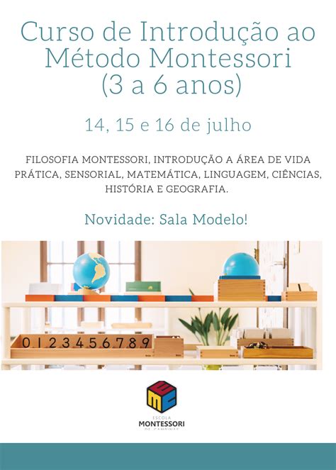 Cursos Escola Montessori