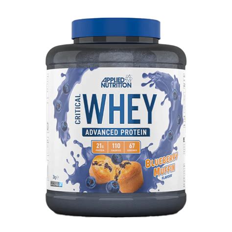 Buy Applied Nutrition Critical Whey Protein 2 Kg Blueberry Muffin In