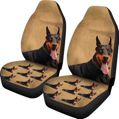 Doberman Car Seat Cover Set Of 2 Cathy Ann S Deals