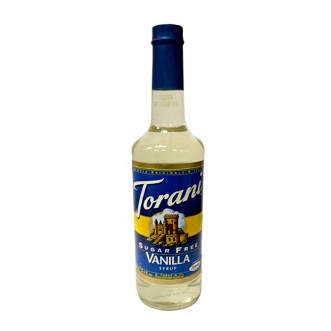 Torani 750 Ml Sugar Free Vanilla Flavoring Syrup