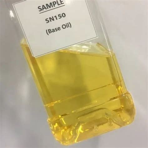 Yellow Recycled SN 150 Base Oil For Automotive Industry Packaging