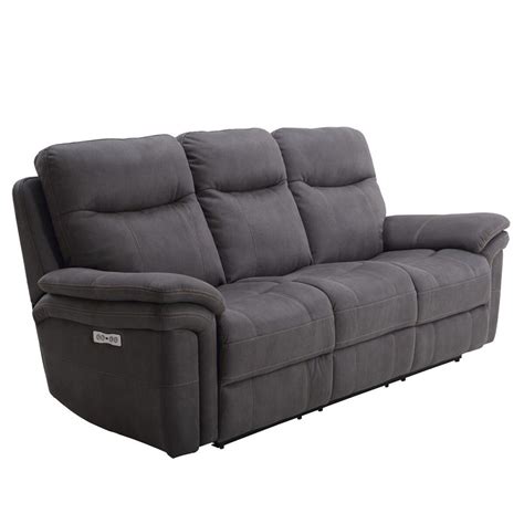 Mason Charcoal Power Reclining Sofa Talsma Furniture West Michigan