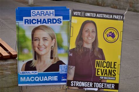 Political Candidates in the Australian Federal Election Editorial Stock ...