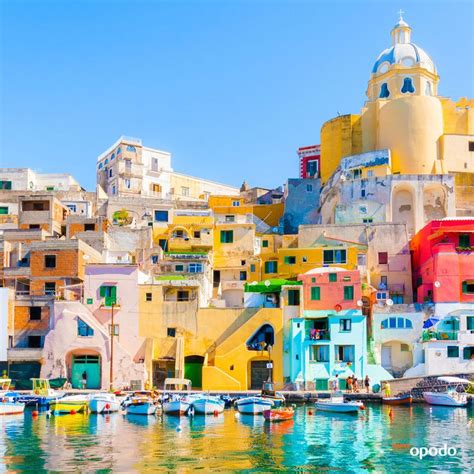 Welcome To Procida Colorful Island In The Mediterranean Sea Near Naples In Italy Travel