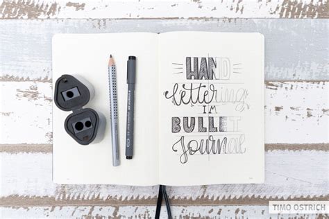 Handlettering Im Bullet Journal Wichtige Tipps Beispiele