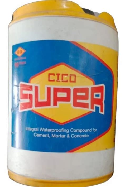 Liquid Cico Super Waterproofing Compound Packaging Size L At Rs