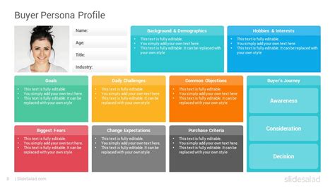 Buyer Persona Powerpoint Template Diagrams Slidesalad