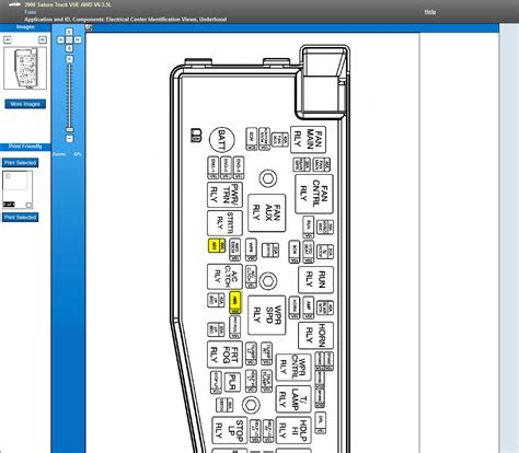 Diagram Saturn Vue Fuse Box Diagram Mydiagram Online