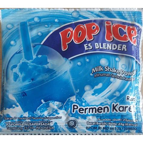 Jual Pop Ice Es Blender 1 Renceng 24 Gram Isi 10 Pcs Shopee Indonesia