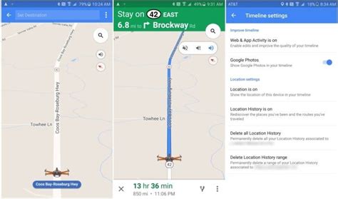 driving mode  google maps