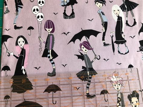 Going Goth By Alexander Henry Fabrics Cotton Fabric For Etsy