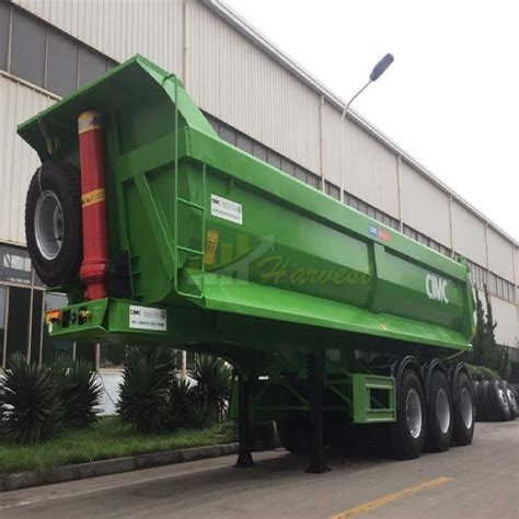 Cimc Manufacture 3 Axles Tipper Trailer Tipper Truck Semi Trailer