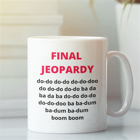 Final Jeopardy, Funny Tv Game Show, Birthday Gift Ideas, Gift for ...