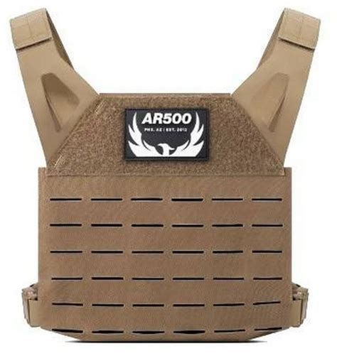 Ar500 Armor Freeman Plate Carrier Coyote 9 X 9 Flat Build Up 17978