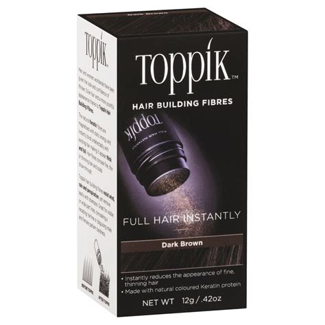 Toppik Hair Building Fibres G Dark Brown Discount Chemist