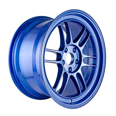 Enkei Rpf1 18x95 5x1143 38mm Offset 73mm Victory Bore Blue Wheel