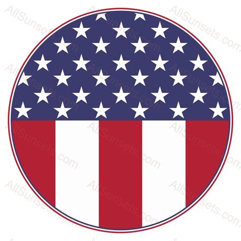 American Flag Circle Svg Png Pdf Psd File Types Patriotic USA