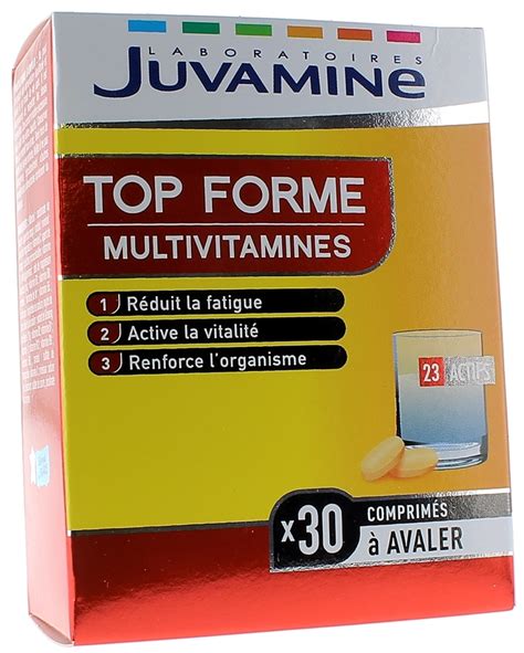 Top forme multivitamines Juvamine 30 comprimés à avaler