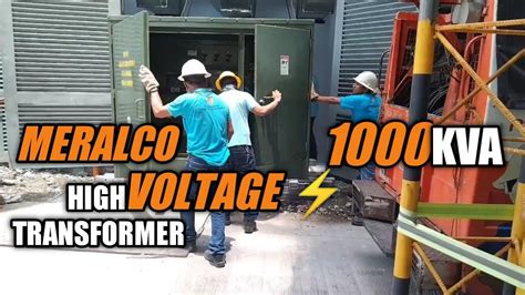 Meralco High Voltage ⚡ Transformer Installation Youtube