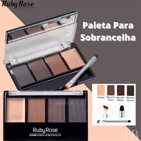 Paleta Ruby Rose Para Sobrancelha Sombra E Primer Hb F572 Shopee Brasil